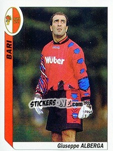 Sticker Giuseppe Alberga - Italy Tutto Calcio 1994-1995 - Sl
