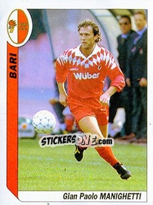 Sticker Gian Paolo Manighetti - Italy Tutto Calcio 1994-1995 - Sl