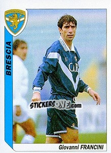 Cromo Giovanni Francini - Italy Tutto Calcio 1994-1995 - Sl
