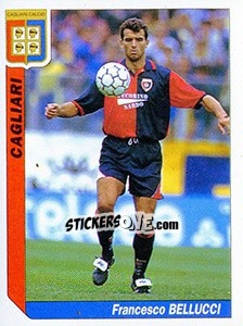 Sticker Francesco Bellucci - Italy Tutto Calcio 1994-1995 - Sl