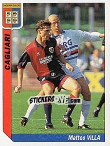 Sticker Matteo Villa - Italy Tutto Calcio 1994-1995 - Sl