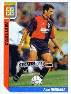 Sticker José Herrera - Italy Tutto Calcio 1994-1995 - Sl