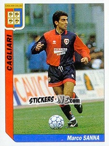 Sticker Marco Sanna - Italy Tutto Calcio 1994-1995 - Sl