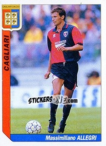 Sticker Massimilano Allegri - Italy Tutto Calcio 1994-1995 - Sl