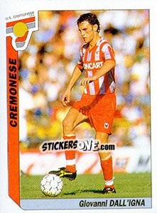 Sticker Giovanni Dall'Igna - Italy Tutto Calcio 1994-1995 n. 61 - Sl
