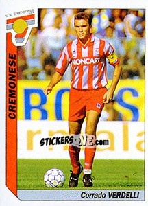 Sticker Corrado Verdelli - Italy Tutto Calcio 1994-1995 - Sl