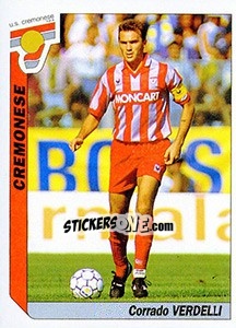 Sticker Corrado Verdelli - Italy Tutto Calcio 1994-1995 n. 65 - Sl