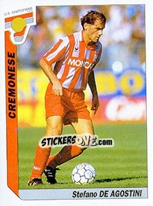Cromo Stefano De Agostini - Italy Tutto Calcio 1994-1995 - Sl