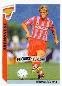 Sticker Claudio Sclosa - Italy Tutto Calcio 1994-1995 - Sl