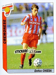 Sticker Enrico Chiesa - Italy Tutto Calcio 1994-1995 n. 71 - Sl