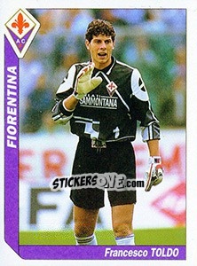 Sticker Francesco Toldo - Italy Tutto Calcio 1994-1995 - Sl