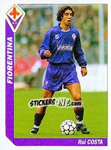 Figurina Rui Costa - Italy Tutto Calcio 1994-1995 - Sl