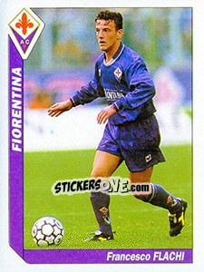 Figurina Francesco Flachi - Italy Tutto Calcio 1994-1995 - Sl