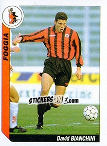 Sticker David Bianchini - Italy Tutto Calcio 1994-1995 - Sl