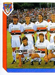 Cromo Squadra (puzzle 1) - Italy Tutto Calcio 1994-1995 - Sl