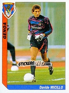 Figurina Davide Micillo - Italy Tutto Calcio 1994-1995 - Sl