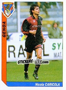 Figurina Nicola Caricola - Italy Tutto Calcio 1994-1995 - Sl