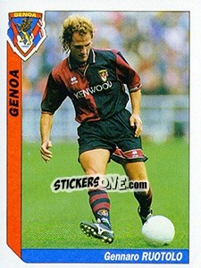 Sticker Gennaro Ruotolo - Italy Tutto Calcio 1994-1995 n. 124 - Sl