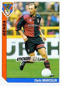Sticker Dario Marcolin - Italy Tutto Calcio 1994-1995 - Sl