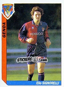 Sticker Elio Signorelli - Italy Tutto Calcio 1994-1995 - Sl