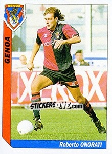 Sticker Roberto Onorati - Italy Tutto Calcio 1994-1995 - Sl