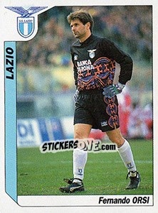 Figurina Fernando Orsi - Italy Tutto Calcio 1994-1995 - Sl