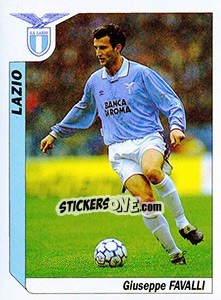 Sticker Giuseppe Favalli - Italy Tutto Calcio 1994-1995 - Sl