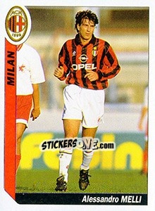 Sticker Alessandro Melli - Italy Tutto Calcio 1994-1995 n. 205 - Sl