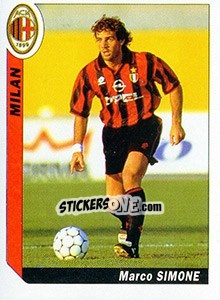 Figurina Marco Simone - Italy Tutto Calcio 1994-1995 - Sl