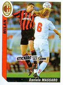Sticker Daniele Massaro - Italy Tutto Calcio 1994-1995 - Sl