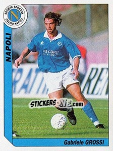 Sticker Gabriele Grossi - Italy Tutto Calcio 1994-1995 - Sl