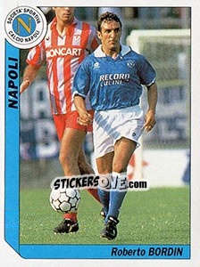 Figurina Roberto Bordin - Italy Tutto Calcio 1994-1995 - Sl