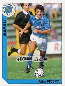 Sticker Fabio Pecchia - Italy Tutto Calcio 1994-1995 - Sl