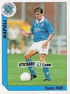 Sticker Fausto Pari - Italy Tutto Calcio 1994-1995 - Sl