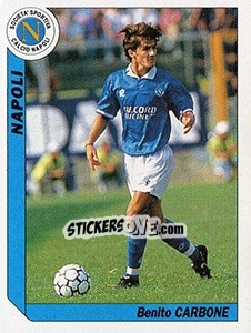Sticker Benito Carbone - Italy Tutto Calcio 1994-1995 n. 223 - Sl
