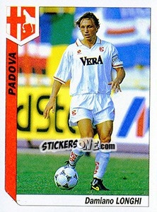 Sticker Damiano Longhi - Italy Tutto Calcio 1994-1995 - Sl