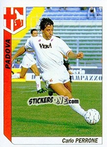 Figurina Carlo Perrone - Italy Tutto Calcio 1994-1995 - Sl