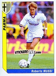 Sticker Roberto Mussi - Italy Tutto Calcio 1994-1995 - Sl