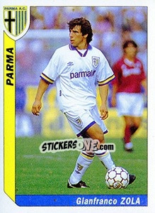 Figurina Gianfranco Zola - Italy Tutto Calcio 1994-1995 - Sl