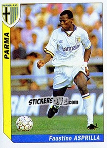 Sticker Faustino Asprilla - Italy Tutto Calcio 1994-1995 n. 262 - Sl
