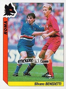 Sticker Silvano Benedetti - Italy Tutto Calcio 1994-1995 - Sl
