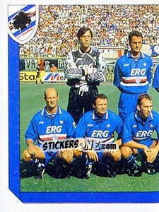 Sticker Squadra (puzzle 1) - Italy Tutto Calcio 1994-1995 - Sl