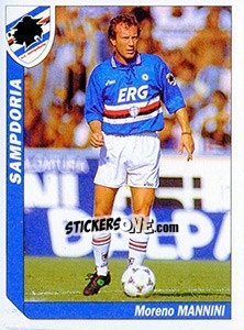 Cromo Moreno Mannini - Italy Tutto Calcio 1994-1995 - Sl