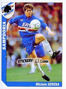 Sticker Michele Serena - Italy Tutto Calcio 1994-1995 - Sl