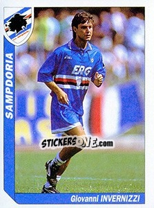 Sticker Giovanni Invernizzi - Italy Tutto Calcio 1994-1995 - Sl