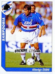 Sticker Alberigo Evani - Italy Tutto Calcio 1994-1995 - Sl