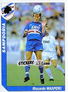 Sticker Riccardo Maspero - Italy Tutto Calcio 1994-1995 - Sl