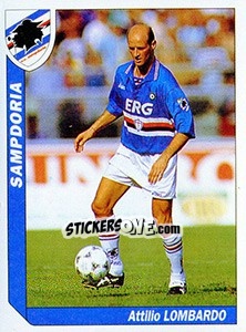 Figurina Attilio Lombardo - Italy Tutto Calcio 1994-1995 - Sl