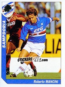 Sticker Roberto Mancini - Italy Tutto Calcio 1994-1995 n. 317 - Sl