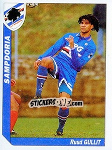 Sticker Ruud Gullit - Italy Tutto Calcio 1994-1995 - Sl